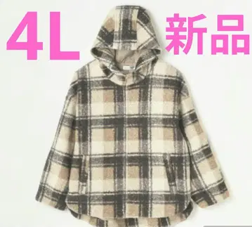 Hina 체크 코트 시마무라 hina 히나 점퍼 빅 사이즈