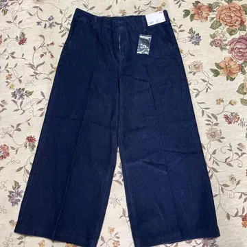 UNIQLO 와이드 트라우저 청바지 XXL 네이비