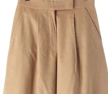 베이지 플리츠 큐롯