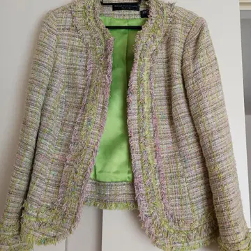 DANA BUCHMAN PETITE 트위드 자켓