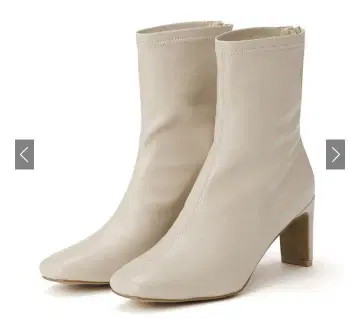 [ 미사용 새상품 ] GRL 스트레치 스퀘어토 숏부츠 베이지 22.5