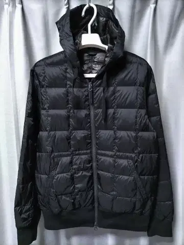 타이온 퀼팅 다운 파카 블랙 M