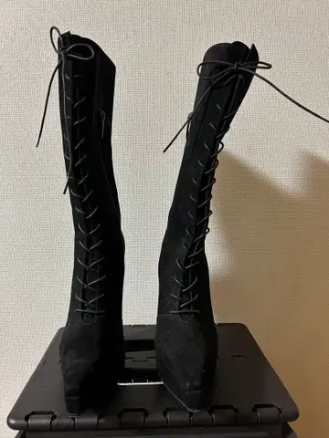 COMEX 레이스업 스웨이드 부츠 미사용 새상품 아무로 나미에 애용