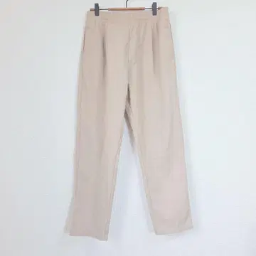 CHIP CLIP 팬츠 L 베이지 허리밴딩 심플