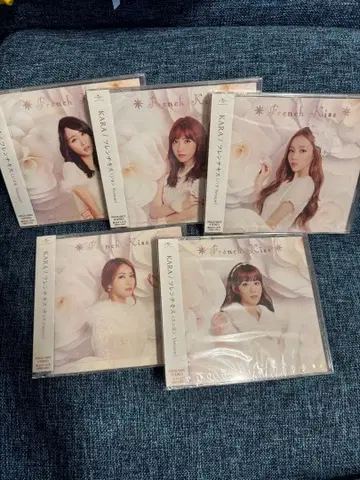 KARA 프렌치 키스 멤버 솔로 버전 5장 세트 미개봉