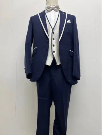 네이비 턱시도 베스트 포함 AL 사이즈
