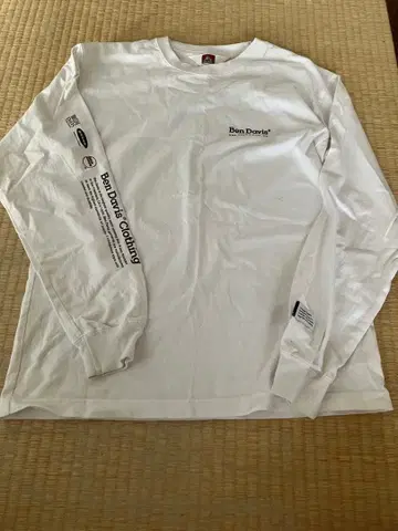Ben Davis 롱 슬리브 T셔츠 M 화이트