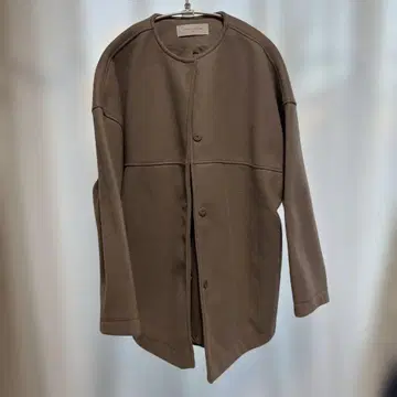베이지 노카라 코트 프리 사이즈
