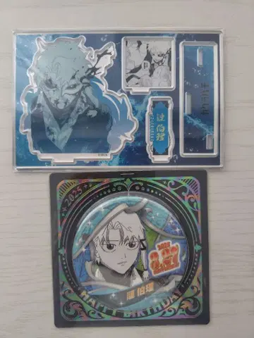 카구라바치 렌 하쿠리 아크릴 스탠드 캔뱃지 2점 세트