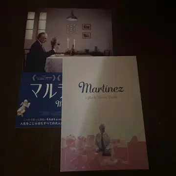 영화 마르티네스 사인 포함 팜플렛 플라이어