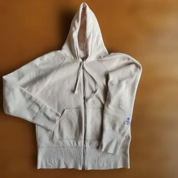 R&D M. CO. 풀 지퍼 후디 M 크림색