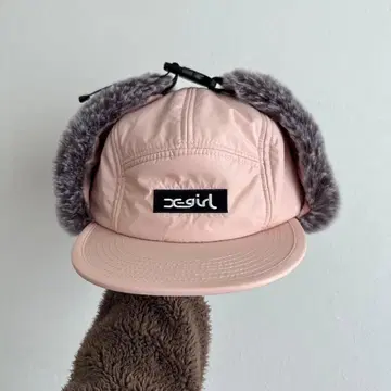 x-girl 플라이트 캡 핑크
