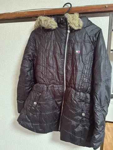 TOMMY HILFIGER 후드 부착 다운 자켓 L/G