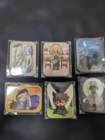 명탐정 코난 캔뱃지 세트