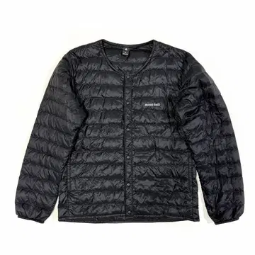 몽벨 스페리오 다운 라운드넥 자켓 가디건 블랙 M