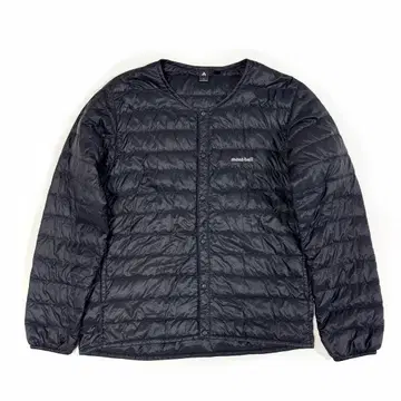 몽벨 스페리오 다운 라운드넥 자켓 가디건 블랙 L