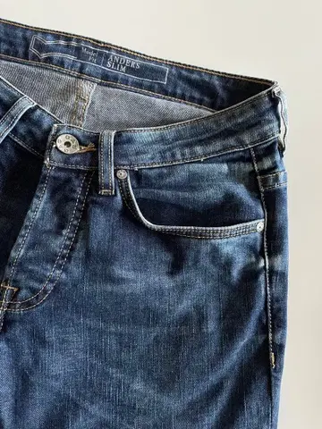 가스 스트레이트 데님 핏 슬림 32