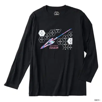 [ 새상품 ] 에반게리온 긴팔 T셔츠 카시우스 블랙 L