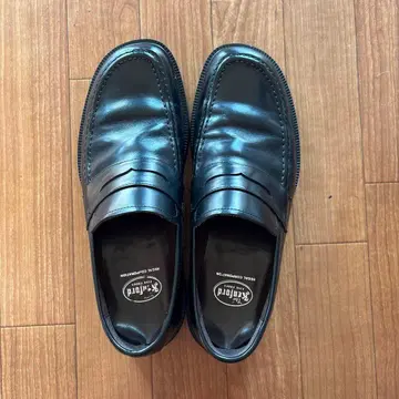 새상품급 Kenford 블랙 가죽 로퍼 25.5cm 3E 비즈니스