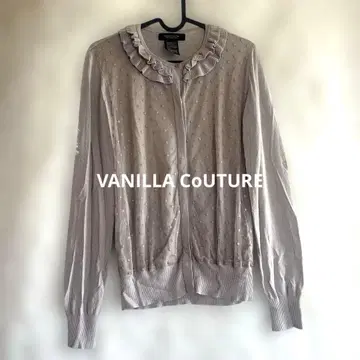 [ VANILLA CoUTURE ] 레이온 75% 프릴 가디건