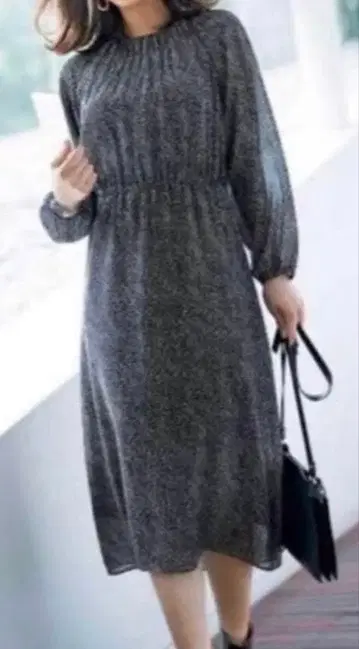 23구 레오파드 조젯 쉬폰 원피스