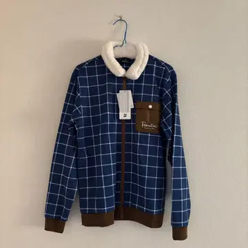 Paradiso 네이비 체크 점퍼