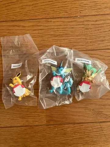 포켓몬 제일복권 F상 길거리 산책 챠라링 프렌즈 3종 세트