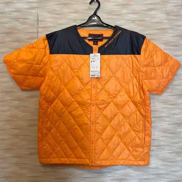 Marmot 오렌지/블랙 퀼팅 다운 베스트 L