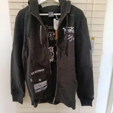 Norton 블랙 후드티 후드 부착