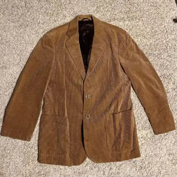 [ 주말 반값 ] 브라운 코듀로이 테일러드 자켓