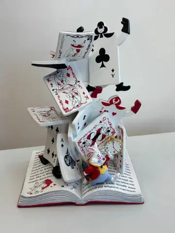 디즈니 원더랜드 앨리스 액세서리 스탠드 피규어