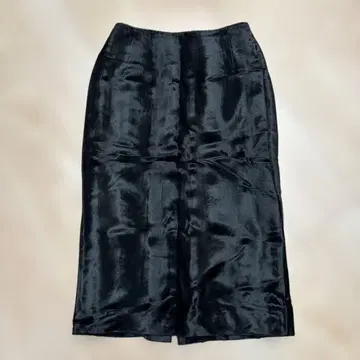 TOTALITE 블랙 타이트 스커트 슬릿