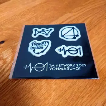 TM NETWORK 2025 YONMARU+01 자수 패치 세트