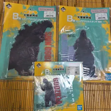 제일복권 고질라 대괴수 열전 빅 아크릴 스탠드 전 3종