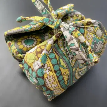 새상품급 [베라브래들리] 꽃무늬 퀼팅 파우치 3포켓