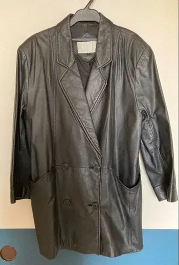 여성용 코트 빅 사이즈 소가죽