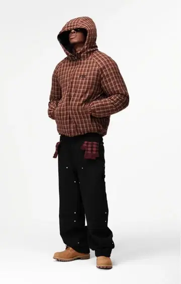 FUC FLANNEL PUFFER BROWN