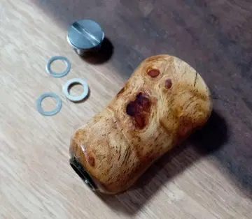 카린 노브 낚시릴 부품 시마노 다이와 핸들 노브 화이트 홍차 브라운