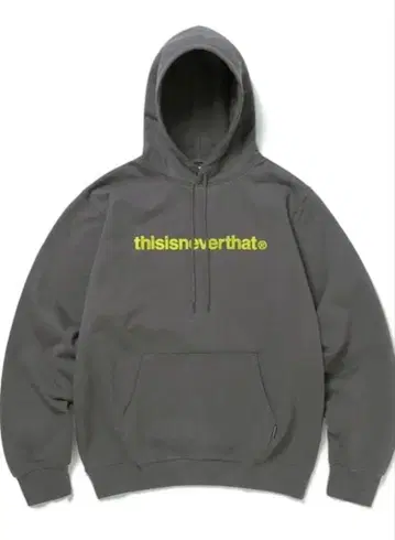 Thisisneverthat 후드티 다크 그레이