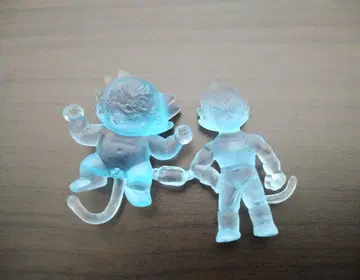 드래곤볼 지우개 피규어 손오공 & 베지터 [미절단] [초레어] 클리어