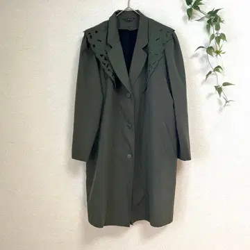 [ 개성파 ] M 3WAY 라이너 부착 컷워크 옷깃 코트 카키