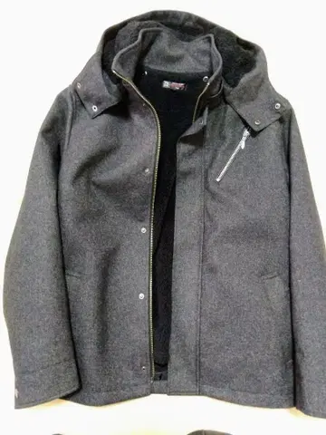 MICHEL KLEIN HOMME 후드 부착 그레이 자켓 48