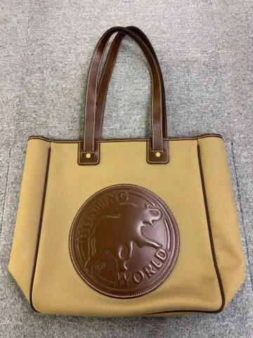 HUNTING WORLD 사파리 투데이 토트백 빅 로고