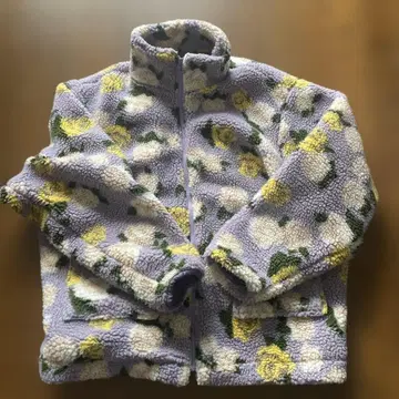 jouetie 꽃무늬 플리스 자켓 M 사이즈 연보라