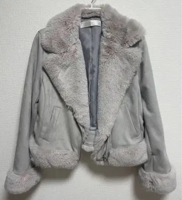 tocco closet 토코 클로젯 페이크 무스탕 라이더스