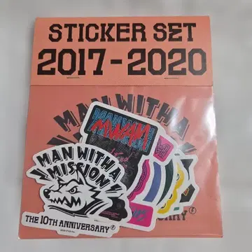 MAN WITH A MISSION 10주년 스티커 세트