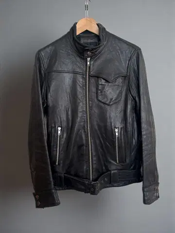 명작 [ glamb ] 그램 양가죽 가죽 싱글 라이더 자켓