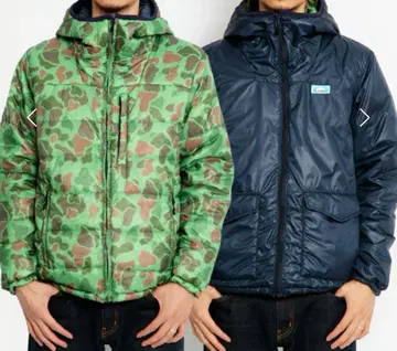 Manastash 카모 패턴 다운 자켓