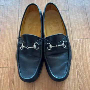 새상품급 D.리플리 다 블랙 로퍼 실버 금장 장식 포함 size 42