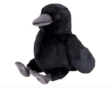 선레몬 플러피 까마귀 봉제 인형 푹신푹신 귀여움